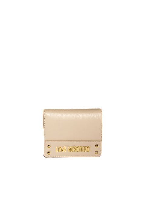 Ivory mini wallet LOVE MOSCHINO | JC5703PP1MLD0-110
